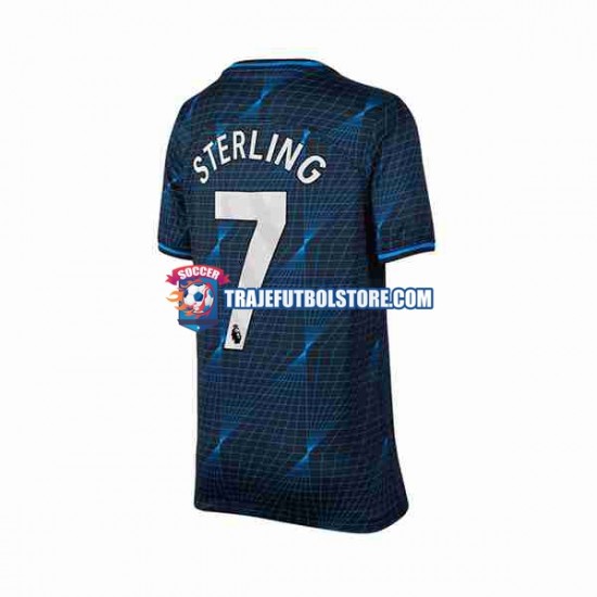 Camiseta 2ª Chelsea Raheem Sterling 7 Hombre 2023-2024 Manga Corta