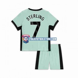 Camiseta 3ª Chelsea Raheem Sterling 7 Niño 2023-2024 Manga Corta