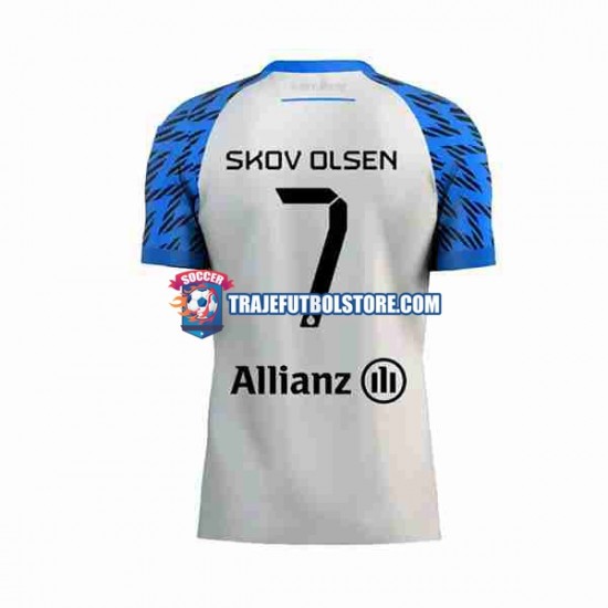 Camiseta 2ª Club Brugge Andreas Skov Olsen 7 Hombre 2023-2024 Manga Corta