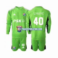 Camiseta 1ª Dinamo Zagreb Livakovic 40 Portero Niño 2023-2024 ML