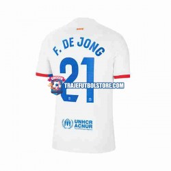 Camiseta 2ª FC Barcelona Frenkie de Jong 21 Hombre 2023-2024 Manga Corta