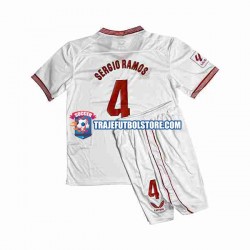 Camiseta 1ª Sevilla FC Sergio Ramos 4 Niño 2023-2024 Manga Corta