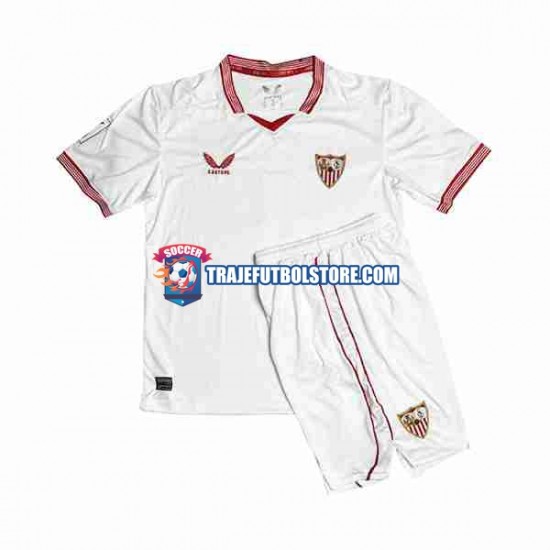 Camiseta 1ª Sevilla FC Sergio Ramos 4 Niño 2023-2024 Manga Corta