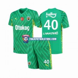 1ª Fenerbahce Livakovic 40 Footbal Kit Portero 2023-2024 Manga Corta
