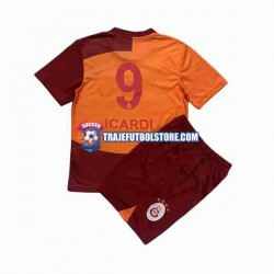 Camiseta 1ª Galatasaray Icardi 9 Niño 2023-2024 Manga Corta