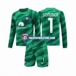 Camiseta 2ª Inter Milan Sommer 1 Portero Niño 2023-2024 ML