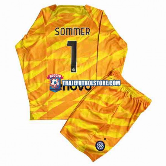Camiseta 1ª Inter Milan Sommer 1 Portero Niño 2023-2024 ML