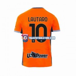 Camiseta 3ª Inter Milan Lautaro Martinez 10 Hombre 2023-2024 Manga Corta