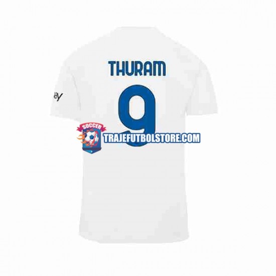 Camiseta 2ª Inter Milan Marcus Thuram 9 Hombre 2023-2024 Manga Corta