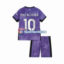 Camiseta 3ª Liverpool Alexis Mac Allister 10 Niño 2023-2024 Manga Corta