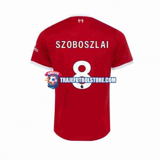 Camiseta 1ª Liverpool Dominik Szoboszlai 8 Hombre 2023-2024 Manga Corta