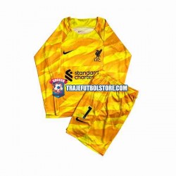 Camiseta 3ª Liverpool A.Becker 1 Portero Niño 2023-2024 ML