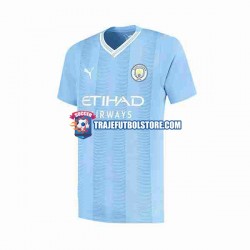 Camiseta 1ª Manchester City Haaland 9 Special Printing Hombre 2023-2024 Manga Corta