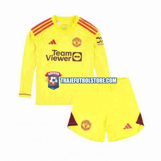 Camiseta 1ª Manchester United Portero Niño 2023-2024 ML