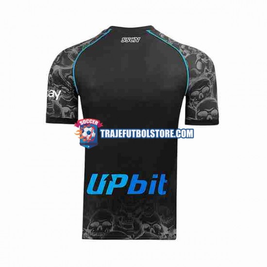 Camiseta 1ª Napoli Halloween Hombre 2023-2024 Manga Corta