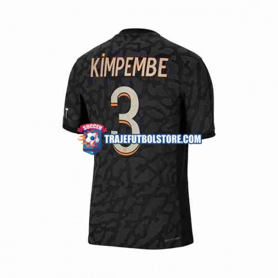Camiseta 3ª Paris Saint-Germain Kimpembe 3 Hombre 2023-2024 Manga Corta