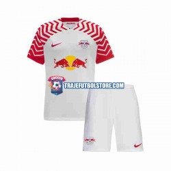 Camiseta 1ª RB Leipzig Niño 2023-2024 Manga Corta