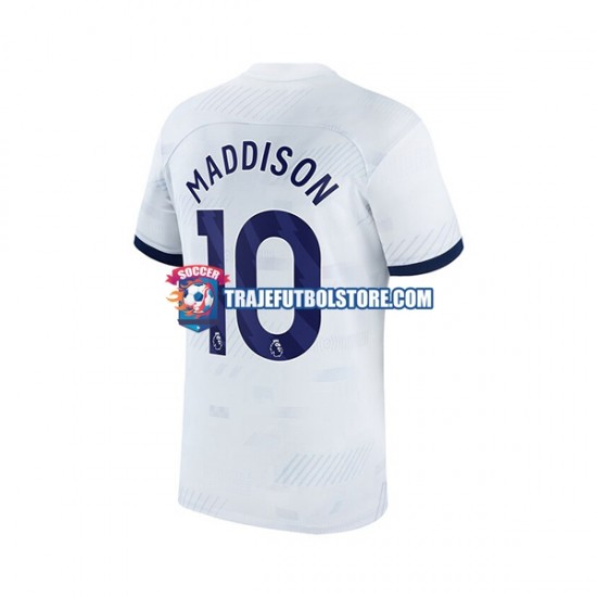 Camiseta 1ª Tottenham Hotspur James Maddison 10 Hombre 2023-2024 Manga Corta