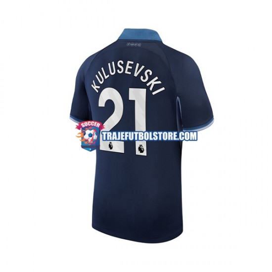 Camiseta 2ª Tottenham Hotspur Kulusevski 21 Hombre 2023-2024 Manga Corta
