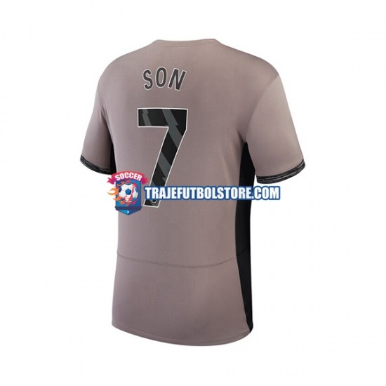 Camiseta 3ª Tottenham Hotspur Son Heung-min 7 Hombre 2023-2024 Manga Corta