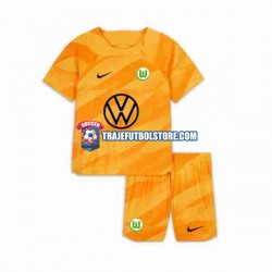 Camiseta 1ª VfL Wolfsburg Portero Niño 2023-2024 Manga Corta