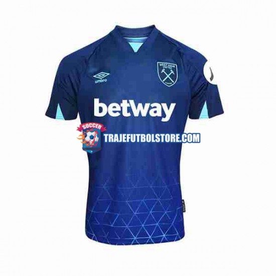 Camiseta 3ª West Ham United Hombre 2023-2024 Manga Corta