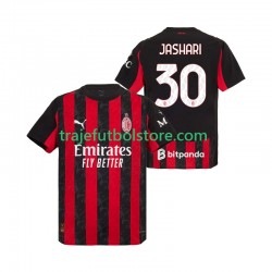 Camiseta 1ª AC Milan Ardon Jashari 30 Hombre 2025-2026 Manga Corta