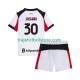 Camiseta 2ª AC Milan Ardon Jashari 30 Niño 2025-2026 Manga Corta