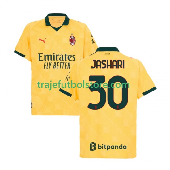 Camiseta 3ª AC Milan Ardon Jashari 30 Hombre 2025-2026 Manga Corta