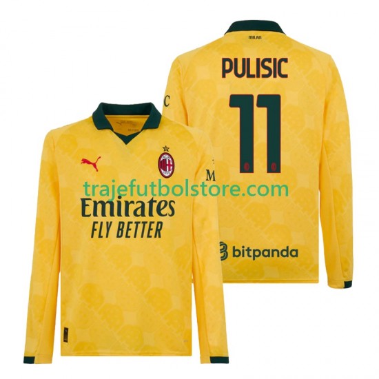 Camiseta 3ª AC Milan Christian Pulisic 11 Hombre 2025-2026 ML