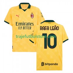 Camiseta 3ª AC Milan Rafael Leao 10 Hombre 2025-2026 Manga Corta