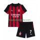 Camiseta 1ª AC Milan Santiago Gimenez 7 Niño 2025-2026 Manga Corta