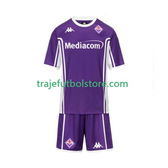 Camiseta 1ª ACF Fiorentina Niño 2025-2026 Manga Corta