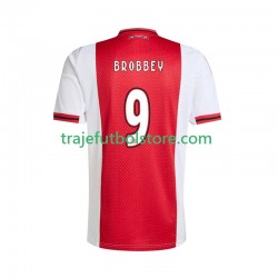 Camiseta 1ª AFC Ajax Brian Brobbey 9 Hombre 2025-2026 Manga Corta