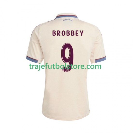 Camiseta 3ª AFC Ajax Brian Brobbey 9 Hombre 2025-2026 Manga Corta