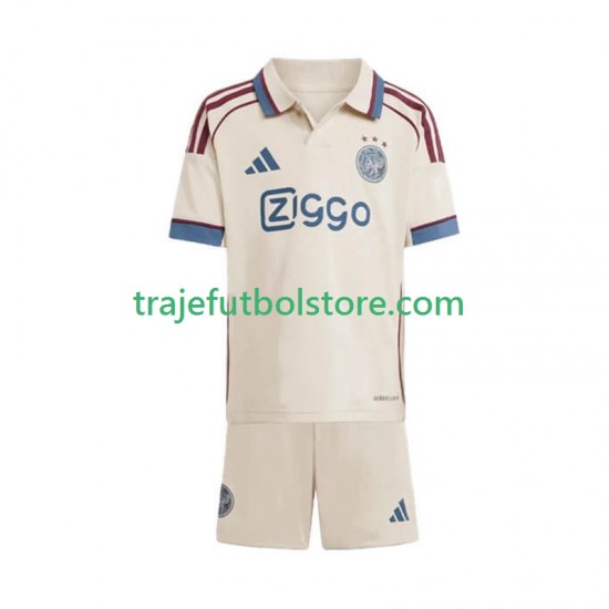 Camiseta 3ª AFC Ajax Niño 2025-2026 Manga Corta