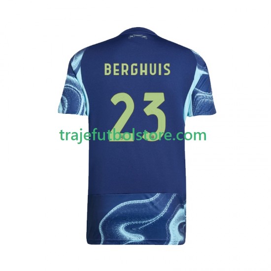 Camiseta 2ª AFC Ajax Steven Berghuis 23 Hombre 2025-2026 Manga Corta