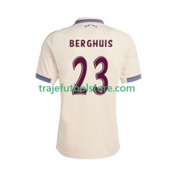Camiseta 3ª AFC Ajax Steven Berghuis 23 Hombre 2025-2026 Manga Corta