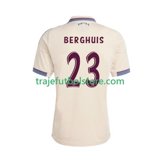 Camiseta 3ª AFC Ajax Steven Berghuis 23 Hombre 2025-2026 Manga Corta