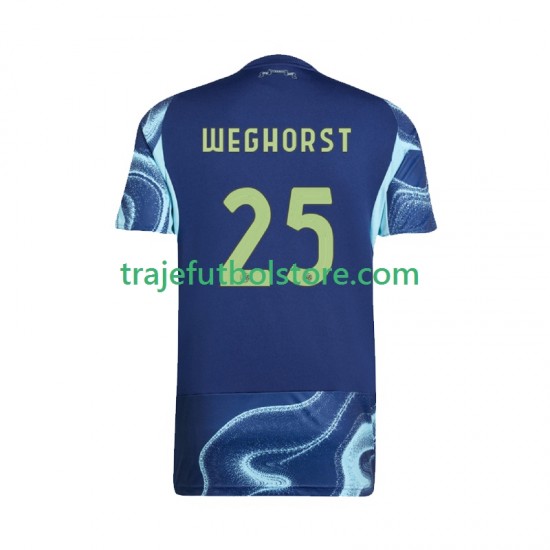 Camiseta 2ª AFC Ajax Wout Weghorst 25 Hombre 2025-2026 Manga Corta