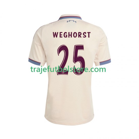 Camiseta 3ª AFC Ajax Wout Weghorst 25 Hombre 2025-2026 Manga Corta