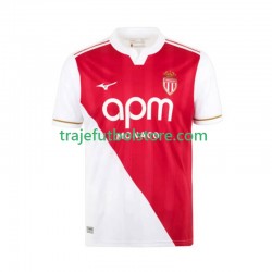Camiseta 1ª AS Monaco Hombre 2025-2026 Manga Corta