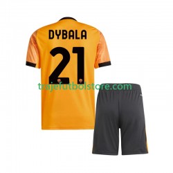 Camiseta 2ª AS Roma Dybala 21 Niño 2025-2026 Manga Corta