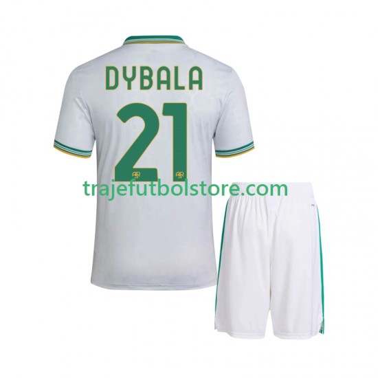 Camiseta 3ª AS Roma Dybala 21 Niño 2025-2026 Manga Corta