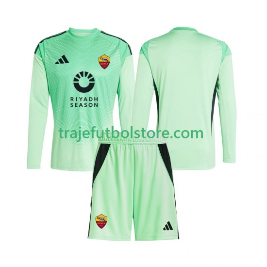 Camiseta 2ª 4ª AS Roma Portero Niño 2025-2026 ML