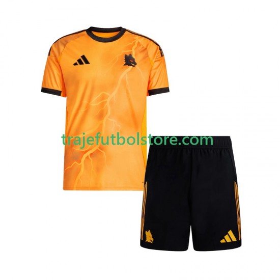 Camiseta 2ª AS Roma Niño 2025-2026 Manga Corta