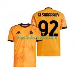 Camiseta 2ª AS Roma Stephan El Shaarawy 92 Hombre 2025-2026 Manga Corta