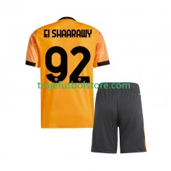 Camiseta 2ª AS Roma Stephan El Shaarawy 92 Niño 2025-2026 Manga Corta