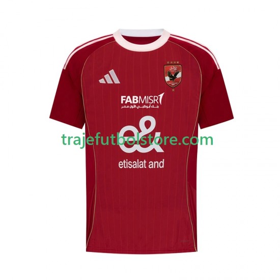 Camiseta 1ª Al Ahly SC Hombre 2025-2026 Manga Corta