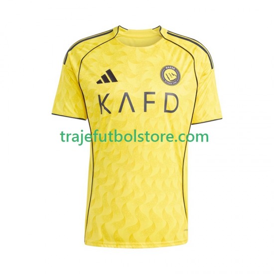 Camiseta 1ª Al Nassr Hombre 2025-2026 Manga Corta